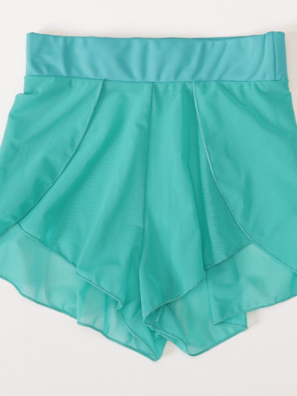 Tiger Friday Mesh Petal shorts size Child L in Teal EUC